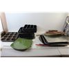 Image 1 : Cutting Boards, (4) Cooking Trays, Cutlery Sorter