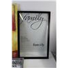 Image 4 : (3) Family Quote Plaques, Canvas Art, Women Portrait - 16" x 24"
