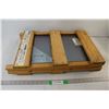 Image 1 : Heat Mirror Film Glass in Wooden Crate - 24 x 15.75- in Crate