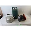 Image 1 : Kettle, Coleman Lantern Case Only, Propane Stove, Coleman Tank