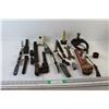 Image 1 : Assorted Tools - Pipe Wrench, Wrenches, Chisel, etc.
