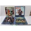Image 1 : (4) Record Video Discs: James Bond, Cleopatra, Sound of Music
