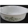 Image 2 : PYREX Green Honeysuckle Pattern Dish - 1.5 Qt