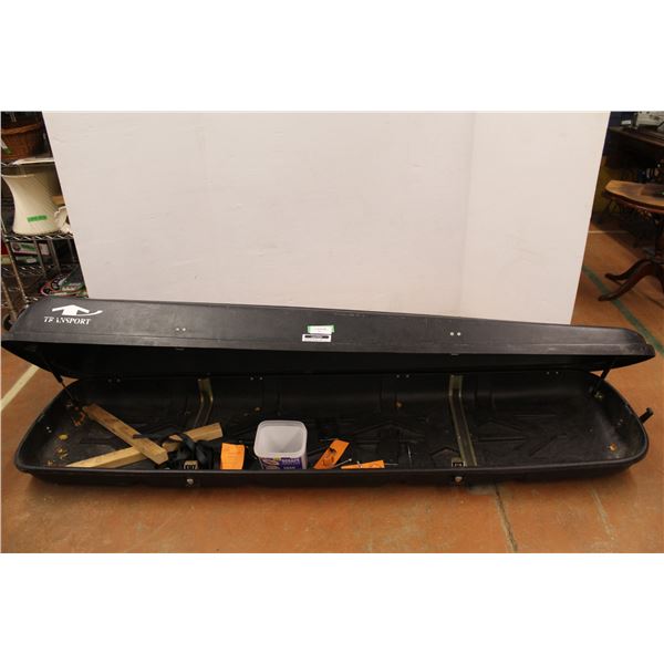 * Car Top Cargo Carrier - 8Ft Long - Includes Mounting Bracket 