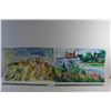 Image 1 : (2) Modern Art Paintings 20'' x 14''Artist : Donna E. Crawford
