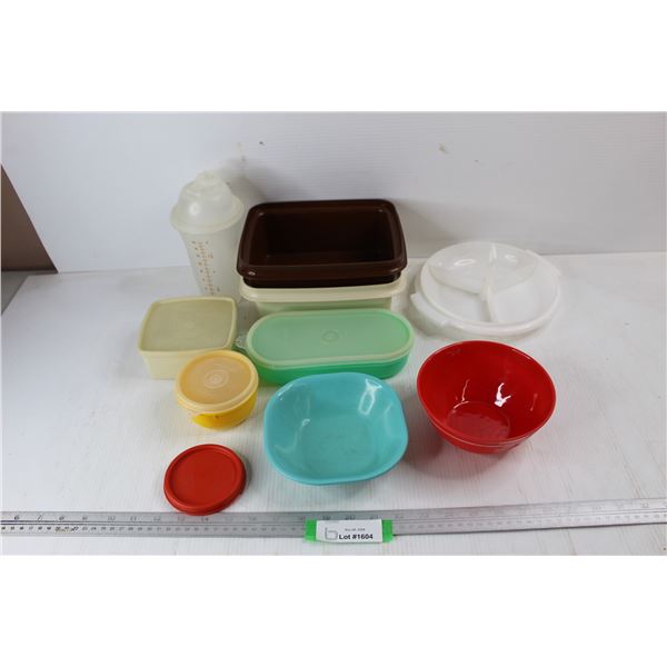 Lot Of Various Tupper Ware Containers- Extra Lid