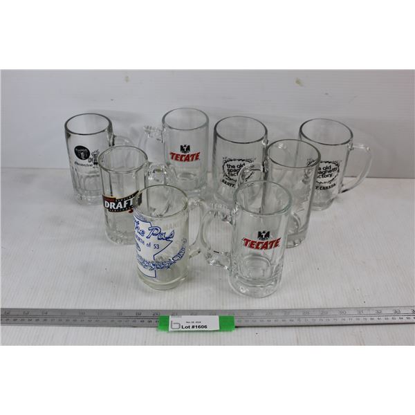 (8) Various Beer Mugs, The Old Spaghetti Factory, The Pas, Misc.