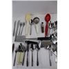 Image 3 : Lot Of Various Kitchen Utensils, Forks, Knives, Can Openers, Misc.