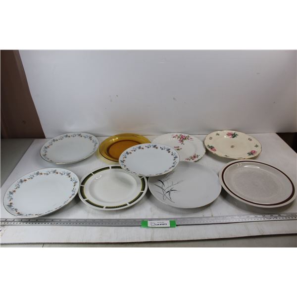(9) Various Plates, Swinnertons Ironstone, Made In China, Misc.