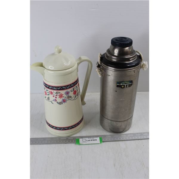 Plastic King Coffee Decanter Pot, 13'' Tall, Thermos, 13'' Tall