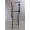 Image 3 : Decorative Wine Bottle Rack, Holds 18 Bottles - 11.5'' x 7'' x 28''