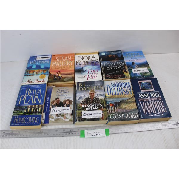 (10) various Books, Homecoming, The Pipers Sons, Ranchers Dream, Misc.