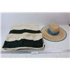 Image 1 : Pail Apron Tool Pouch- Some Stains, Women's Straw Sun Hat w/ Pony Tail Hole