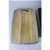 Image 2 : Grill Grease Tray, 13'' x 15'' , Stainless Kirkland Pot, Wooden Cutting Board, 11'' x 18''