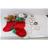 Image 1 : (15) various Costume Jewellery Bracelets, (2) Christmas Stockings