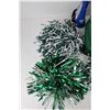 Image 2 : Large Saskatchewan Roughriders Air Inflatable Helmet, (3) Pom- poms, Blades Fan Whistle