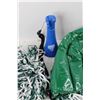 Image 3 : Large Saskatchewan Roughriders Air Inflatable Helmet, (3) Pom- poms, Blades Fan Whistle