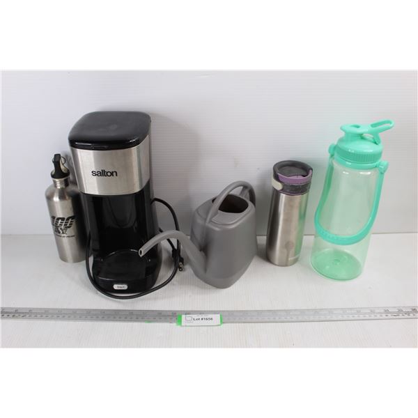 Salon Electric Coffee Maker- As Is, Plastic Watering Can, Misc.