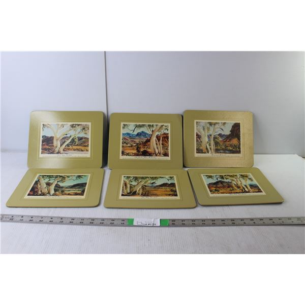 (6) Copies of Mountain Watercolor Art by Albert Namatjira