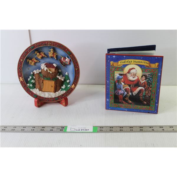 Christmas Plate & Photo Album
