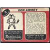 Image 2 : 1968-69 O-PEE-CHEE DON AWREY