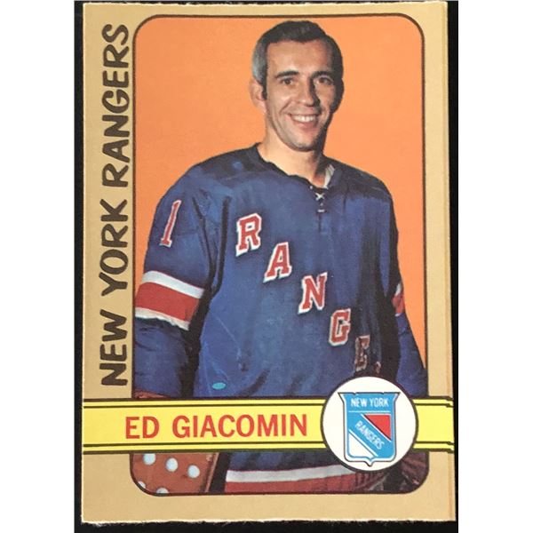 1972-73 O-PEE-CHEE ED GIACOMIN (HOF)