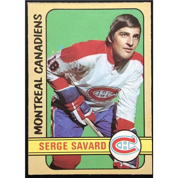 1972-73 O-PEE-CHEE SERGE SAVARD (HOF)