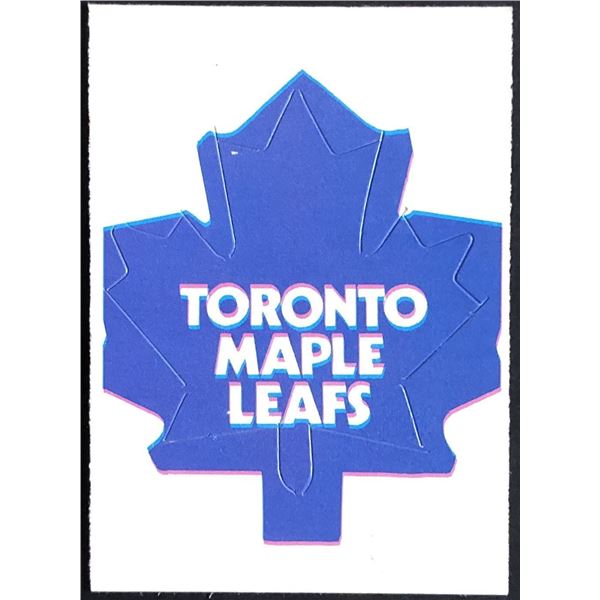 1972-73 O-PEE-CHEE TEAM LOGOS STICKER INSERT - TORONTO