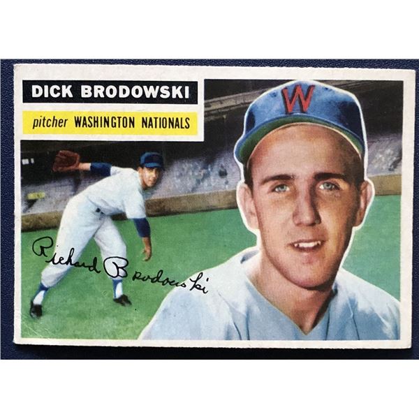 1956 TOPPS GRAYBACK DICK BRODOWSKI