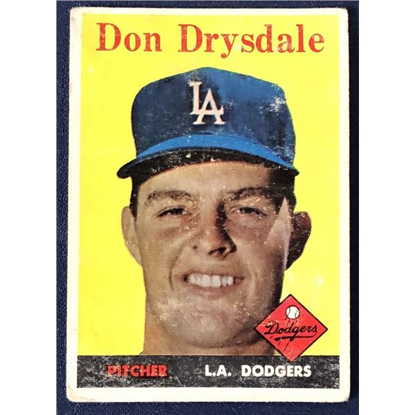 1958 TOPPS DON DRYSDALE (HOF)