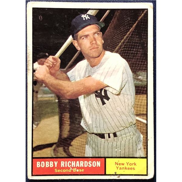 1961 TOPPS BOBBY RICHARDSON