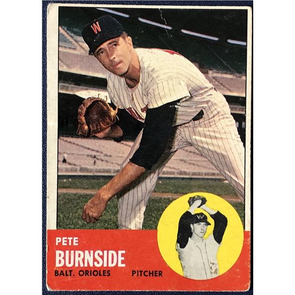 1963 TOPPS PETE BURNSIDE