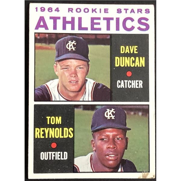 1964 TOPPS DAVE DUNCAN ROOKIE CARD