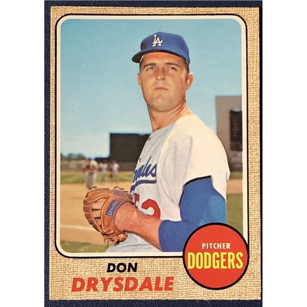 1968 O-PEE-CHEE DON DRYSDALE (HOF)