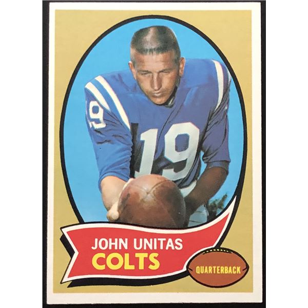 1970 TOPPS JOHNNY UNITAS (HOF)
