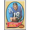 Image 1 : 1970 TOPPS JOHNNY UNITAS (HOF)