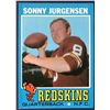 Image 1 : 1971 TOPPS SONNY JURGENSEN (HOF)