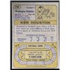Image 2 : 1974 TOPPS KEN HOUSTON (HOF)