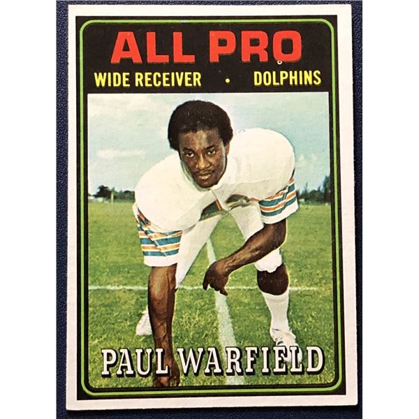 1974 TOPPS PAUL WARFIELD  (HOF)