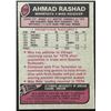 Image 2 : 1977 TOPPS AHMAD RASHAD