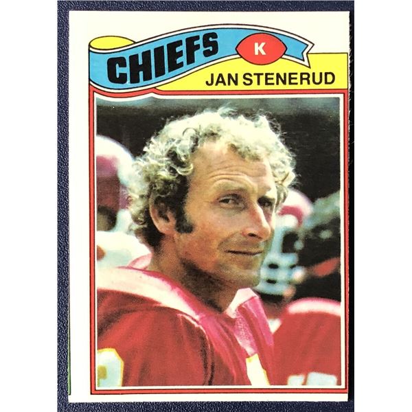 1977 TOPPS JAN STENERUD (HOF)