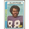 Image 1 : 1978 TOPPS ALAN PAGE (HOF)