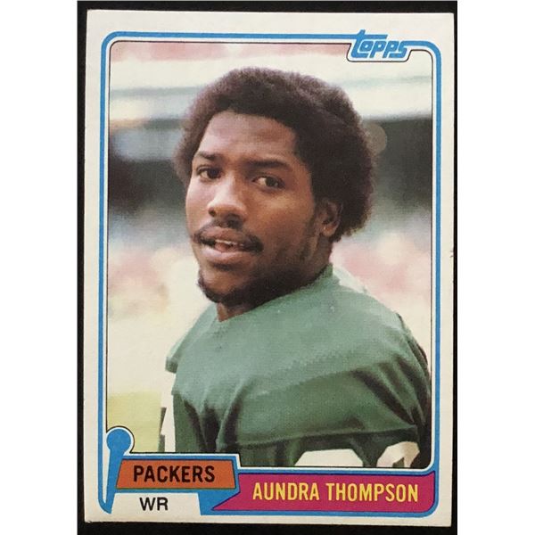 1981 TOPPS AUNDRA THOMPSON ROOKIE CARD