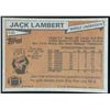 Image 2 : 1981 TOPPS JACK LAMBERT (HOF)