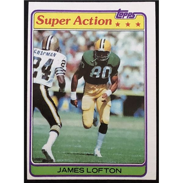 1981 TOPPS JAMES LOFTON (HOF)