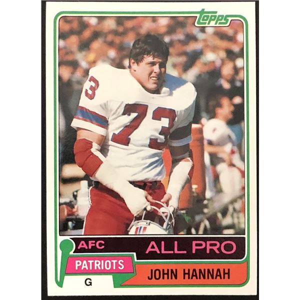1981 TOPPS JOHN HANNAH (HOF)