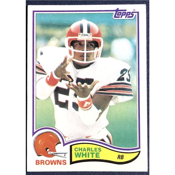 1982 TOPPS CHARLES WHITE
