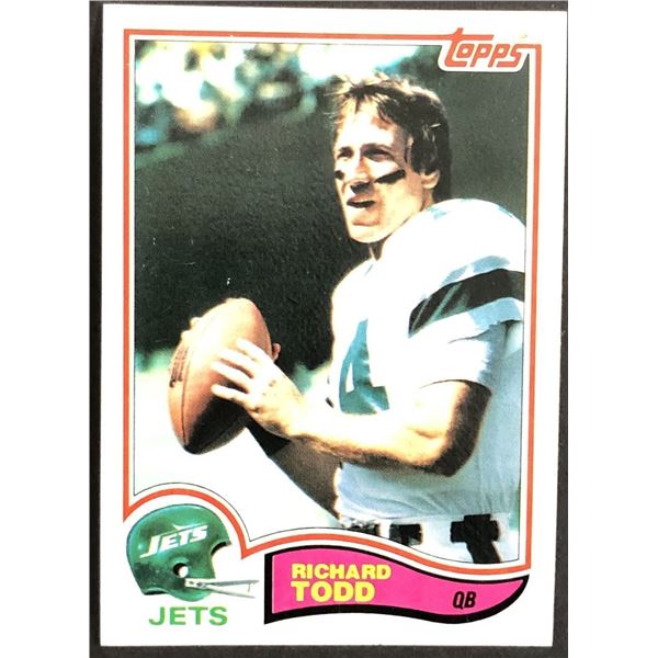 1982 TOPPS RICHARD TODD