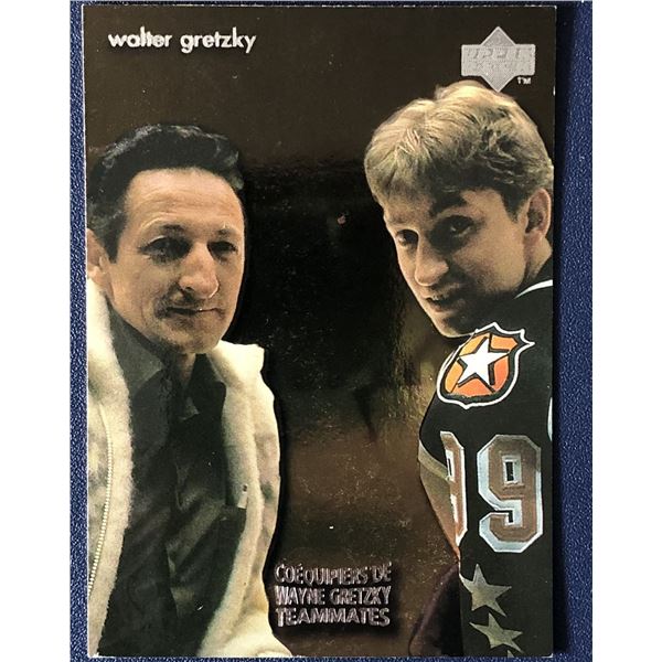 1998-99 UPPER DECK WALTER GRETZKY / WAYNE GRETZKY (HOF)