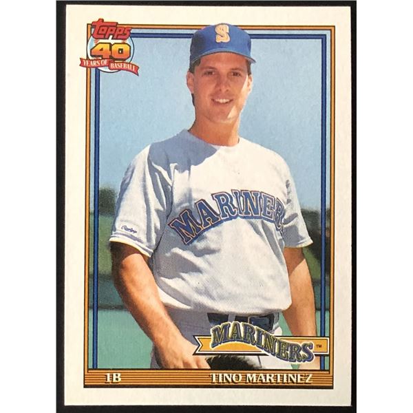 1990 TOPPS TINO MARTINEZ ROOKIE CARD